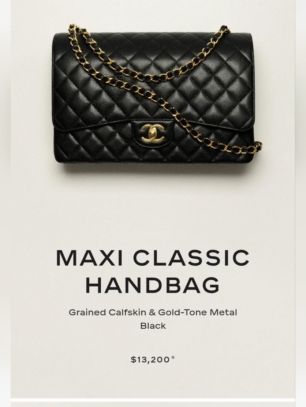 Chanel Clasic Caviar  double flap maxi purse - Picture 16 of 16